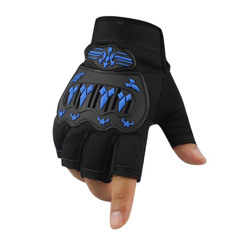 Cycling Half-finger Gloves Men's Spring and Summer Touch Screen Wear-resistant Outdoor Mountaineering Non-slip