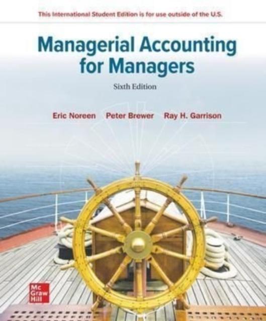 Bok Managerial Accounting for Managers ISE