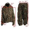 3D Ghillie Anzug Taktische Outdoor Tarnkleidung Blättrige Bionische Dschungel CS Schießanzüge Kampfanzüge Set Für Feiertagsparty