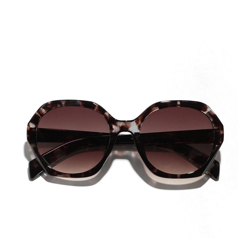 Large Frame Sunglasses Men'S, Retro Polygonal Sunglasses Premium Women'S Retro Glasses
