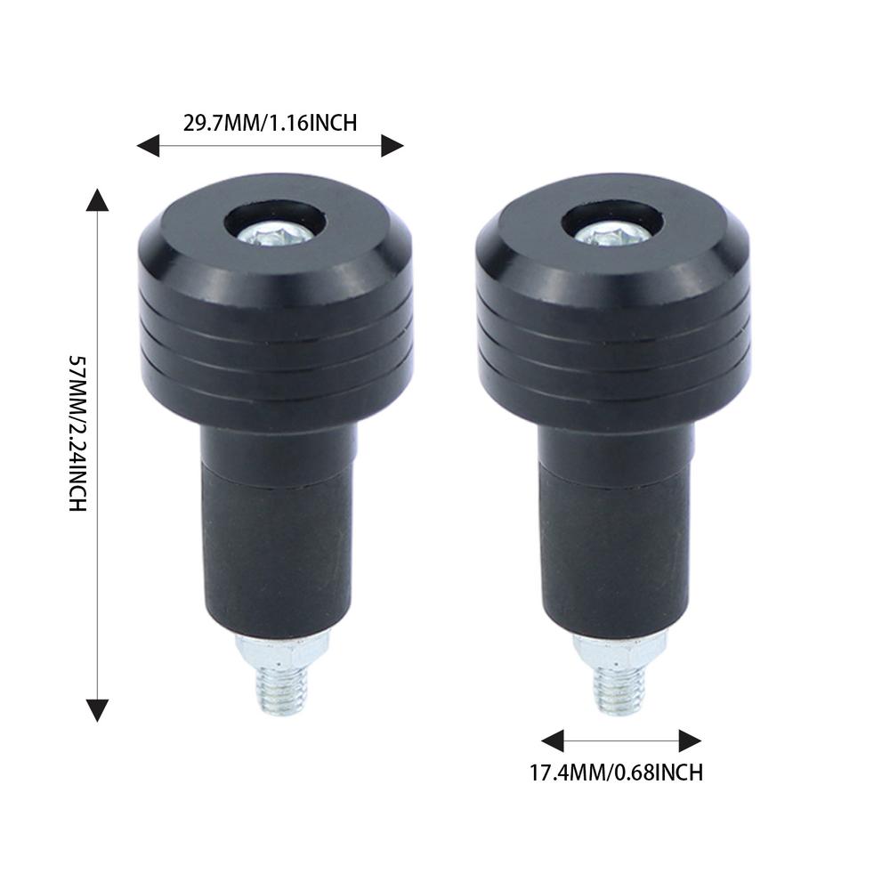 

Заглушки для руля мотоцикла, 2 шт., заглушки для ручек руля из сплава, заглушки для ручек мотоцикла, заглушки для ручек, заглушки для ручек, заглушки для грузов чёрный