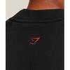 Gymshark Premium Heavyweight Crew Black A3b6x Bb2j