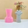 Silicone Concrete Mold Storage Box Mould Cat Foot Shaped Resin Clay Molds Flower Vase Moulds for Making Vase Flowerpot