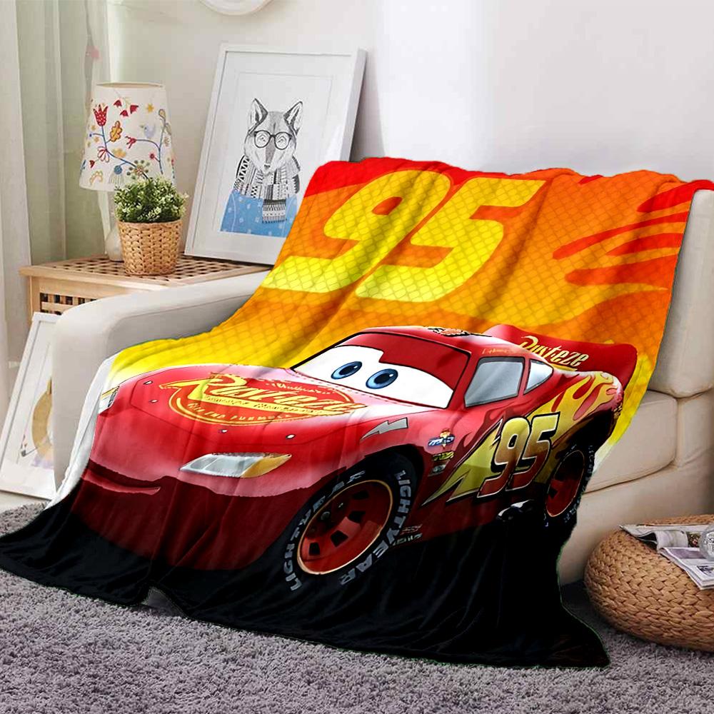 1pc Cars Movie Characters Flannel Blanket,Ultra Soft Warm Plush Throw for Home Bedroom Bed Sofa Cover Camping Picnic gift Y71711