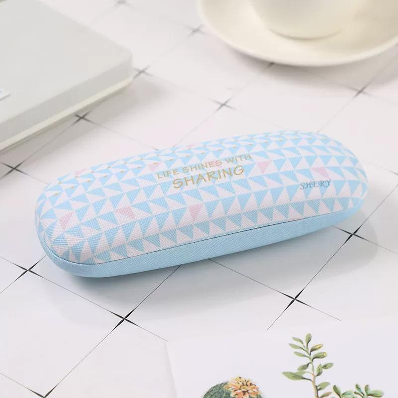 1PC PU Portable for Eyeglasses Smooth Spectacle Cases Fashion Rectangle Sunglasses Box Eyewear Protector