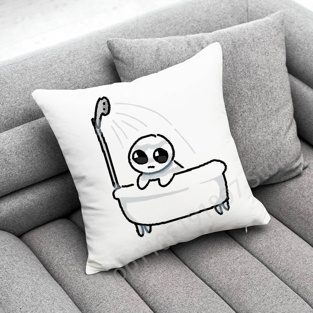 Cartoon Funny TBH Creature Throw Pillow Case For 45*45cm 40cm 30cm 50cm 55cm Square Home Pillowcase Case