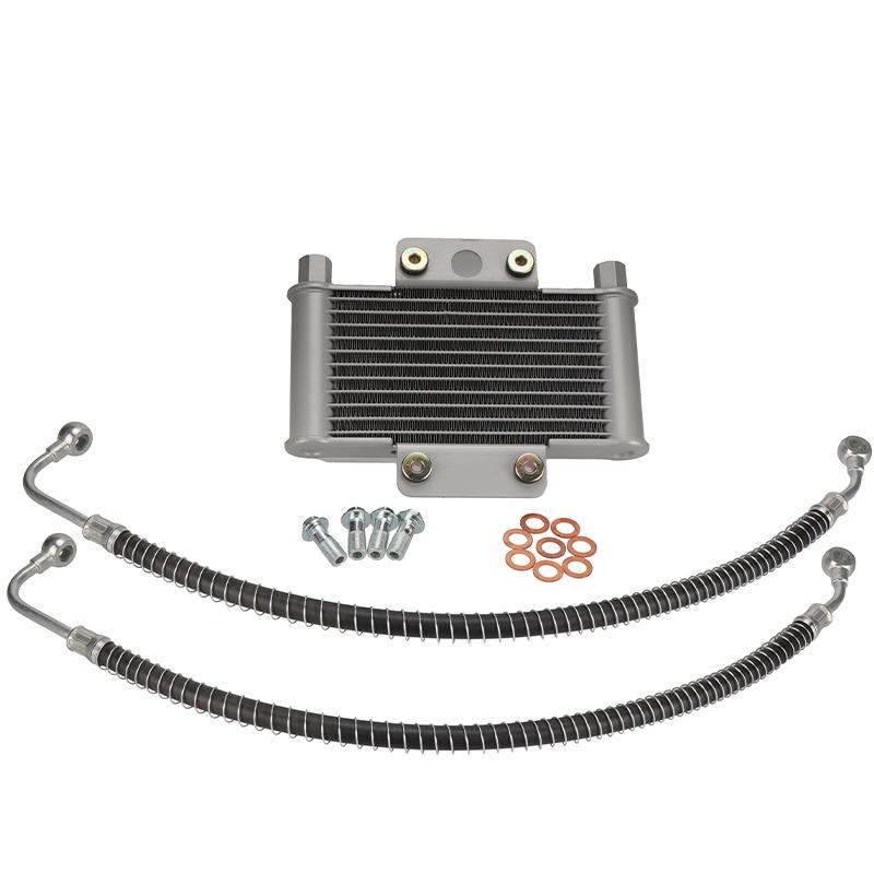 Motorcycle Oil Cooler Oil Radiator Kit For 110 125 140cc Dirt Bike Pit Bike Honda Yamaha Kawasaki SUZUKI Motocross Accessories