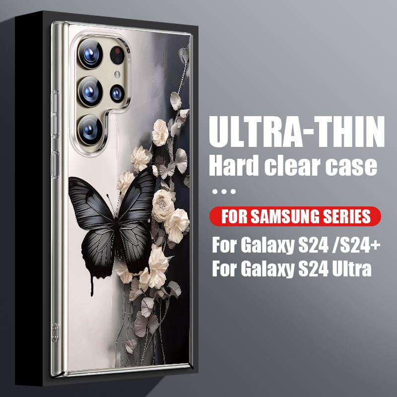 

Creative Butterfly Print Phone Case For Samsung Galaxy S26 S25 S24 S23 Ultra S22 Plus S25 FE A56 A36 A26 A55 A54 A15 Clear Cover Galaxy A56 5G