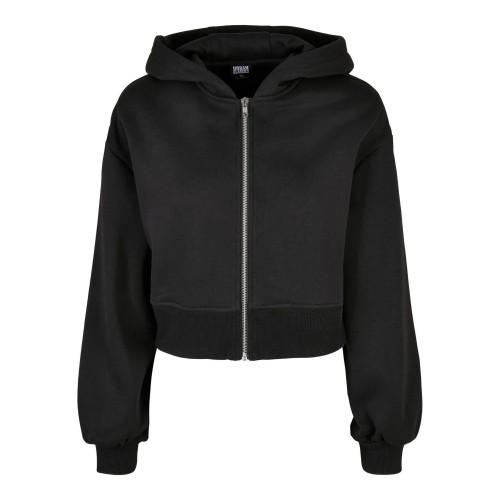 

Urban Classics Womens/Ladies Short Oversized Full Zip Hoodie 3XL чорний