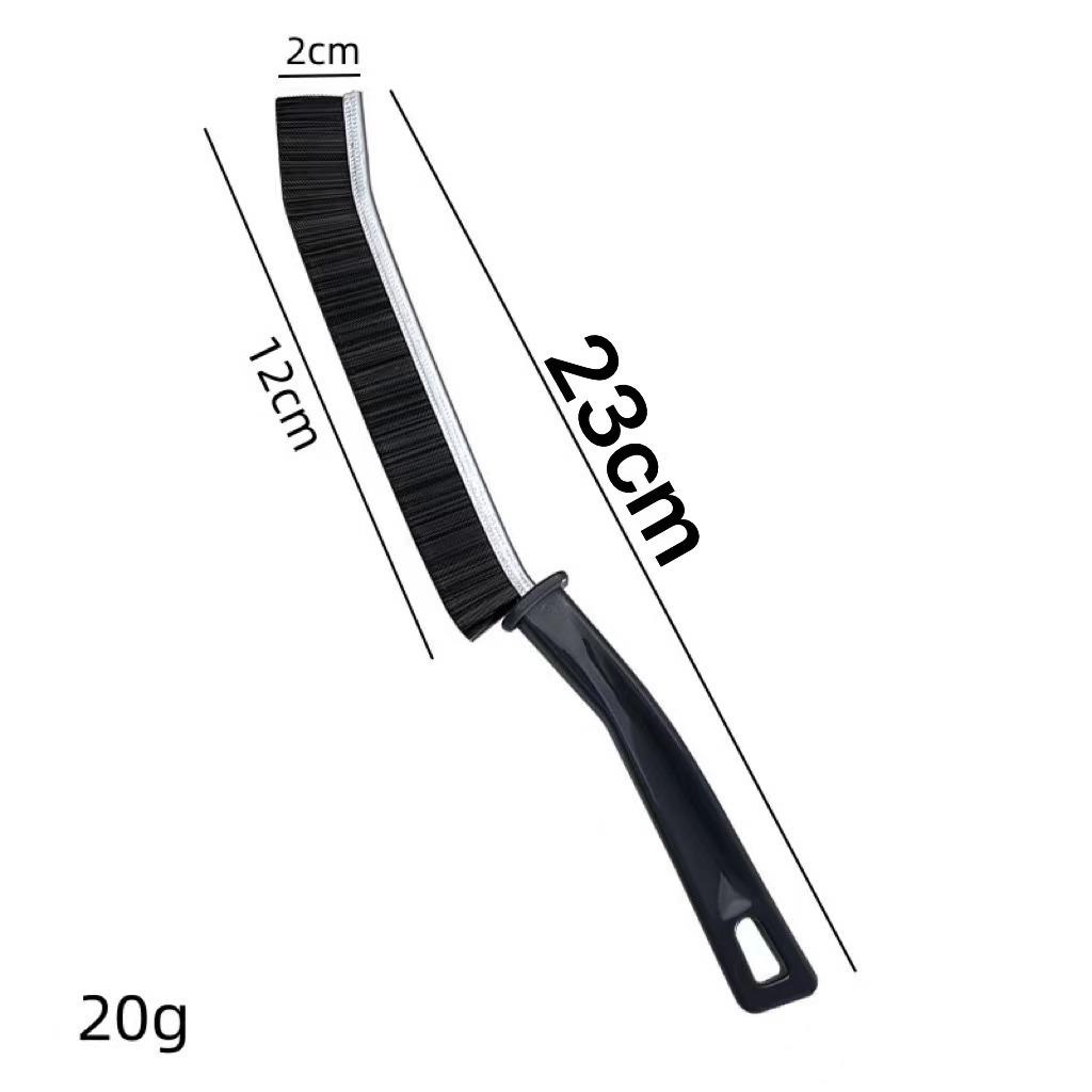 Alloy Crevice Faucet and Sink Cleaning Brush - Multi-functional Bristle Brush for Bathroom and Kitchen