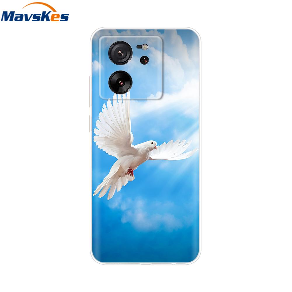 Mobile Phone Bag Case For Xiaomi 13T Case Mi13T Soft Silicone Cover For Xiaomi 13T Pro Clear Bumper For Xiaomi Mi 13T Pro Coque