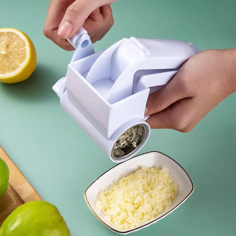 Hand-Cranked Rotating Cheese Grater Multi-functional Cheese Grater Creative Kitchen Cheese Shredder for Kitchen Grater Supplies