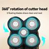 USB Rechargeable 5 Floating Head Razors for Shaving Heads and Skulls