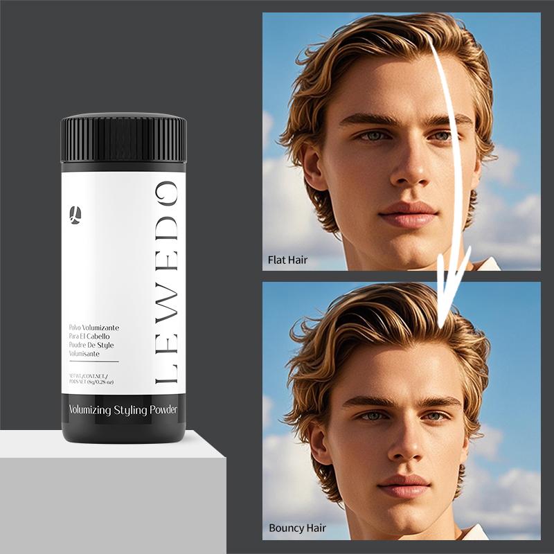 Haar Flauschiges Puder Haarschnitt Design Erhöht Haarvolumen Frizz Fixiert Langanhaltendes Modell Erfrischend Männer Und Frauen Haarstyling Puder