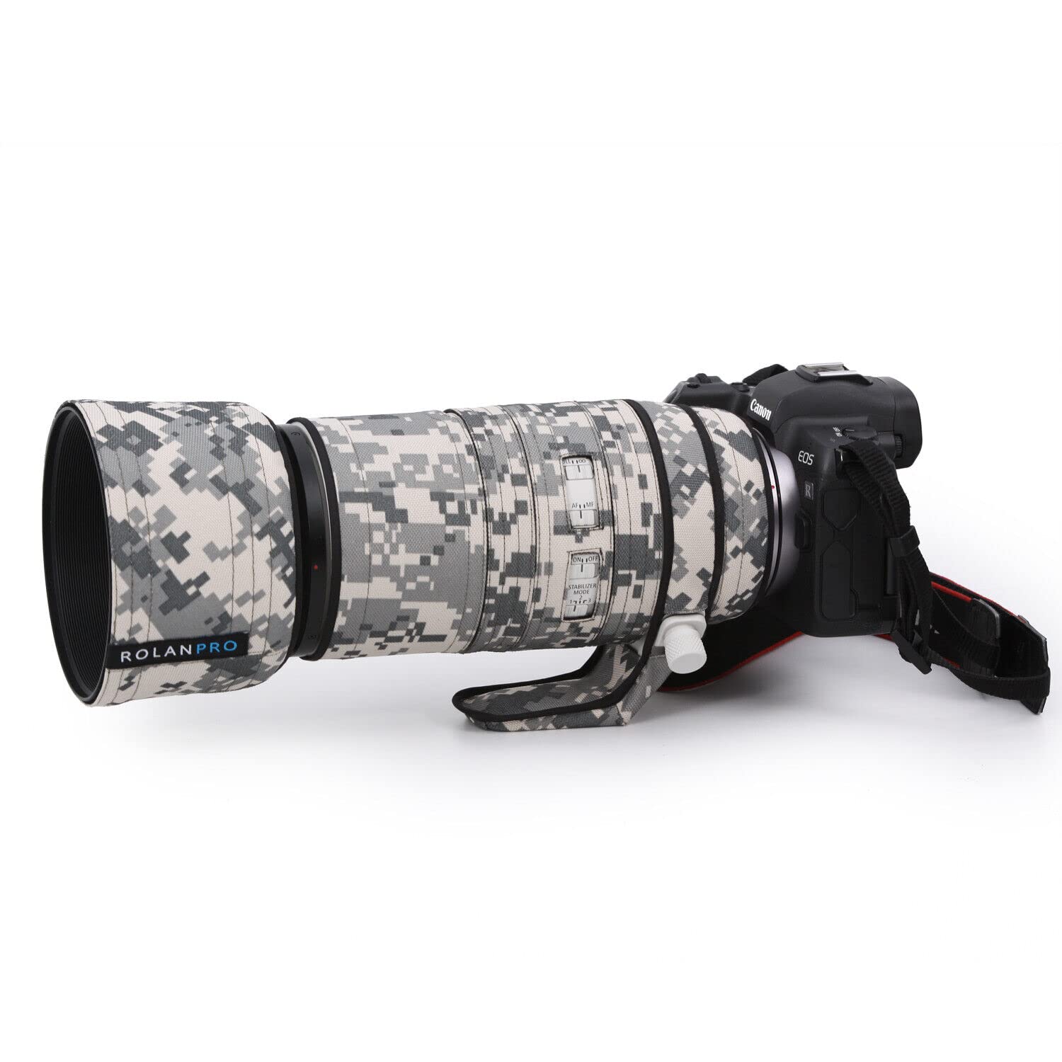 

ROLANPRO Waterproof Lens Cover for Canon RF L IS Camouflage Rain Cover UCP Waterproof 100-500mm F/4.5-7.1 USM, -