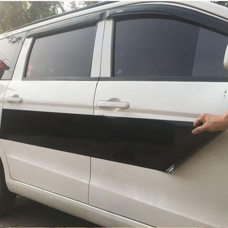 150/180/200CM*25CM Car Body Anti-Scratch Protector Strip Magnetic Pad Auto Door Side Edge Guard Decorative Protection Sticker