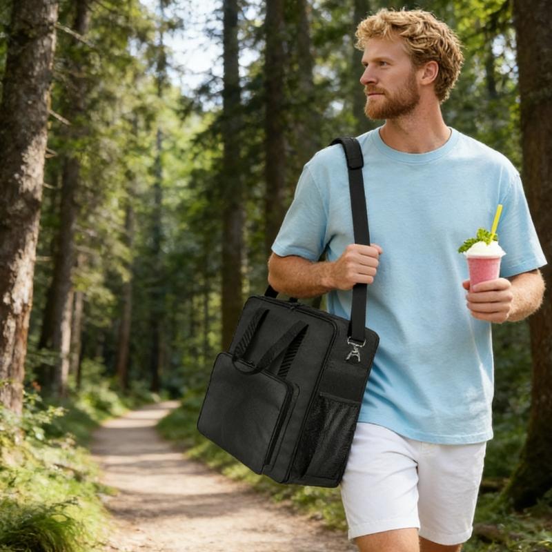 Custom Fit Carrying Case Specifically for Smoothie Machines Featuring Adjustable Handle and Shoulder Strap Waterproof Materials