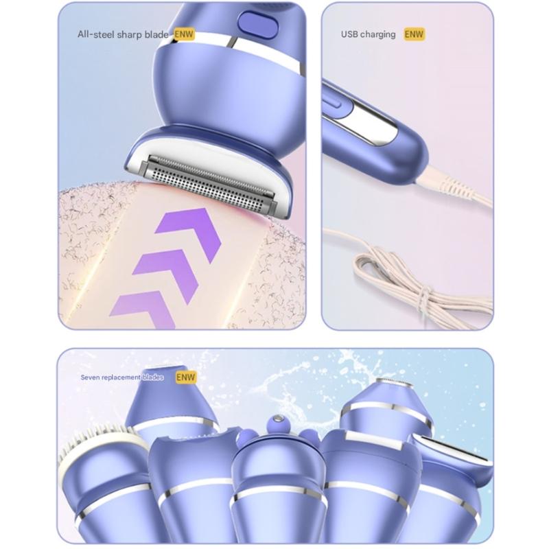 Electric Hair Removal Device Women Hair Removal Machine Rechargeable Portable Trimmer for Comfortable Use Enduring