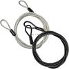 1/2PCS 100CM/3.3Ft Safety Cable Wire Rope Long Travel Security Cable Lock,Braided Steel Coated Safety Cable Luggage Lock