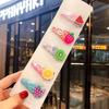 Kawaii Cartoon Fruit BB Clip Baby Children Hair Clips Bobby Pin Barrettes Accessories For Girls Kids Hairpins Hairgrip Headdress
