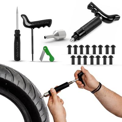 GRAND PITSTOP 20 Pcs Tubeless Tire Puncture Repair Kit with Mushroom Plug for Tire Punctures and Flats On Cars, Motorcycles, ATV, Trucks & Tractors (1