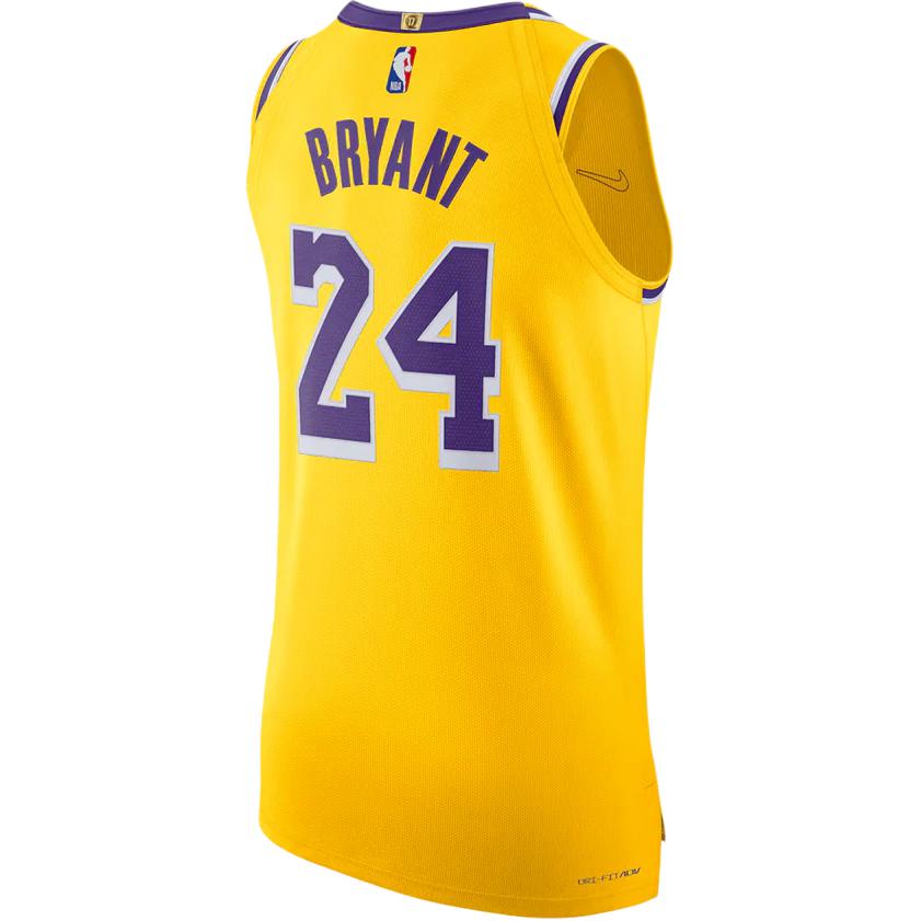 Nike Los Angeles Lakers 2022/23 Kobe Bryant Icon Edition Dri-FIT ADV Authentic Jersey Gold Men Tops Yellow DM6028-732