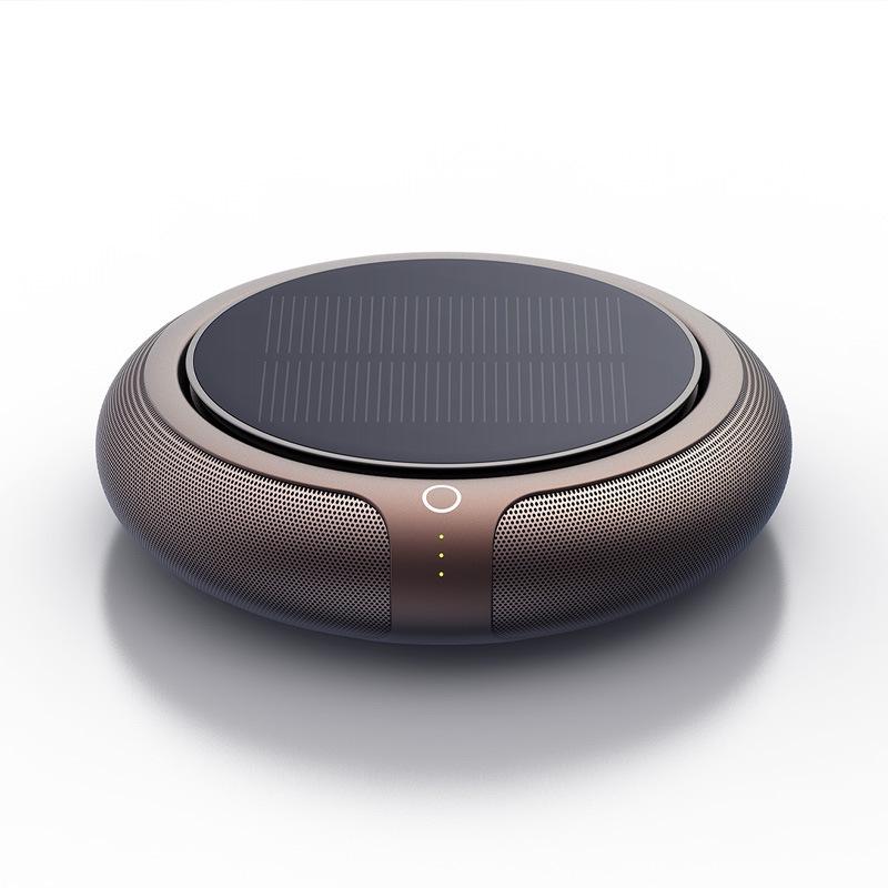 Solar-Powered Wireless Car Air Freshener and Purifier