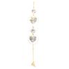 Pegador de Sol de Cristais Coloridos, Pegador de Sol Pendurado com Corrente, Ornamento de Sino de Vento com Bolas de Cristal para Janela Casa Jardim Dia de Natal Festa Casamento