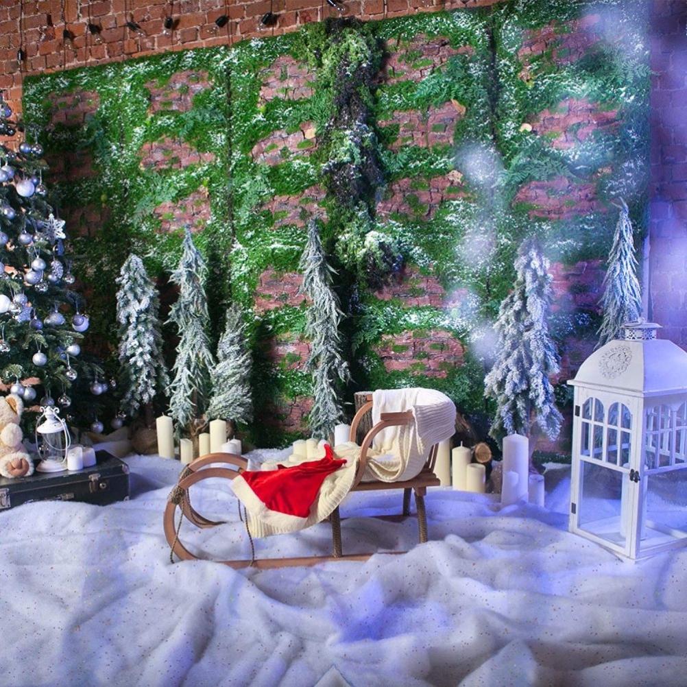 Christmas Artificial Snow Decoration Christmas Glitter Snow Blanket Christmas Snow Rug