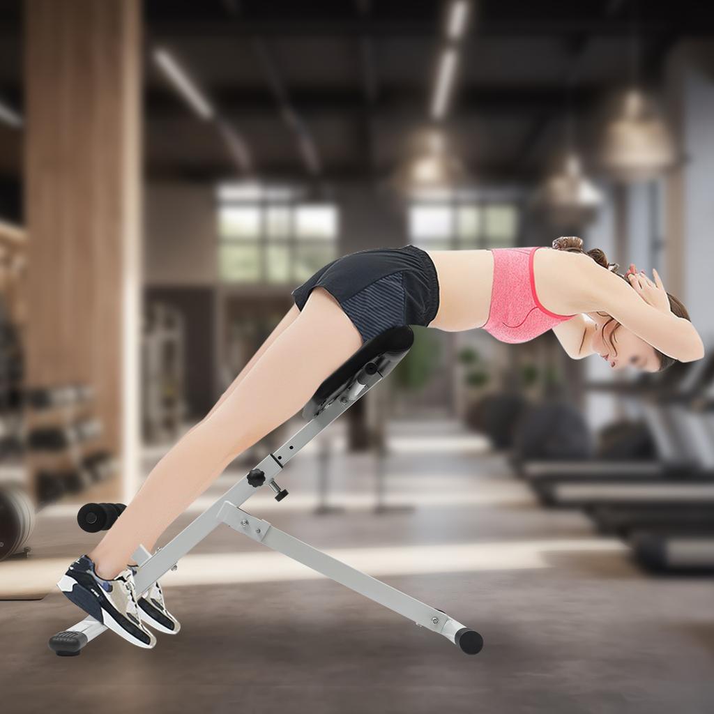Hyperextension Bench - Adjustable Roman Chair for Home Workout Slimming, Fat-Burning Up To 265 Lbs Weight Capacity
