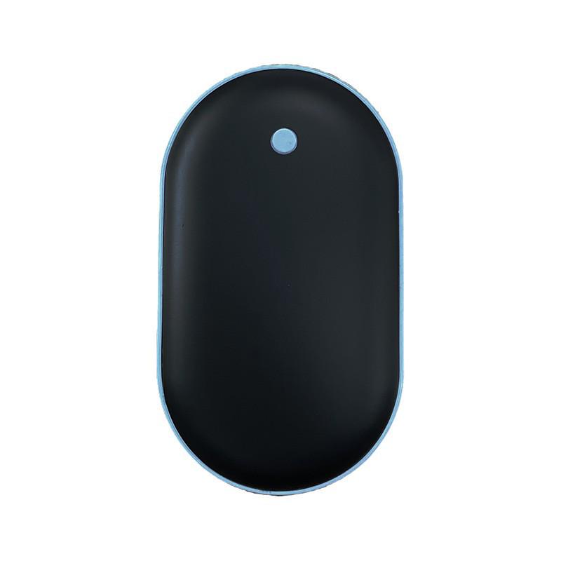 Pebble Mini Portable Rechargeable Metal Hand Warmer with Double-Sided Heating
