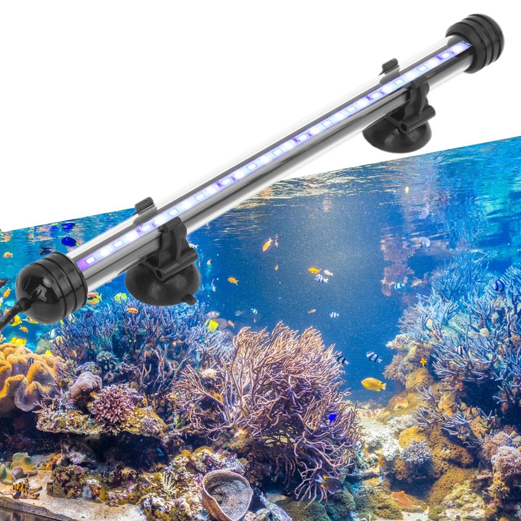 Aquarium Light Waterproof Fish Lighting with LED Light 3 Modes Dimmable