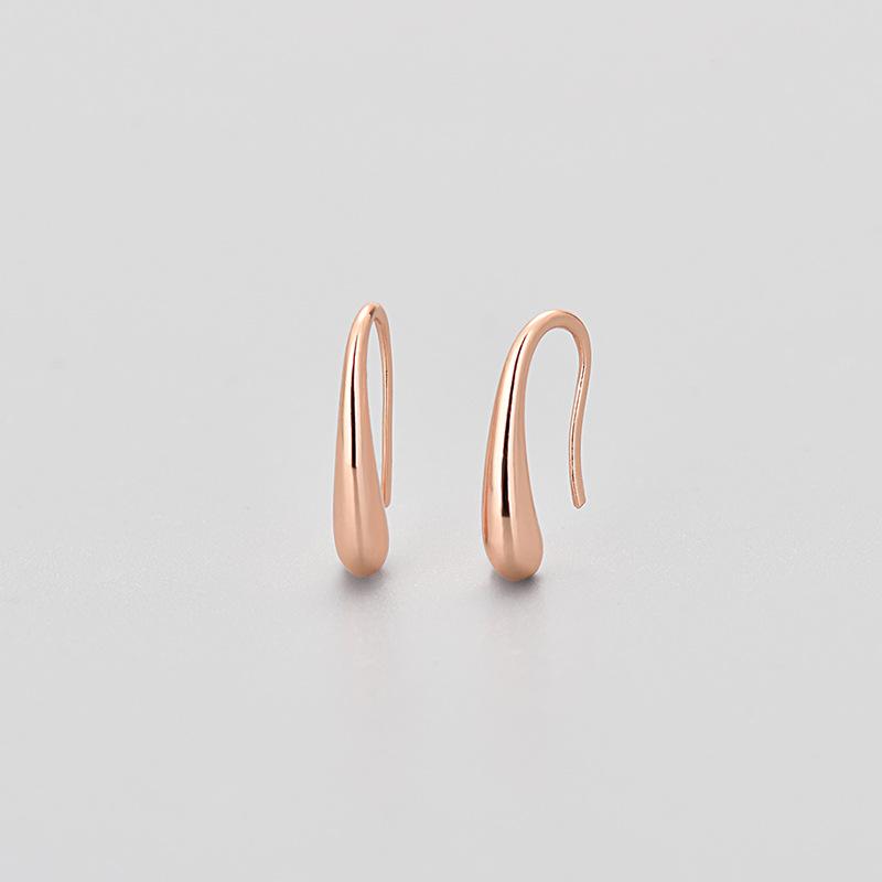 Minimalist Waterdrop Earrings Short Hair Versatile Niche Design Temperament Studs
