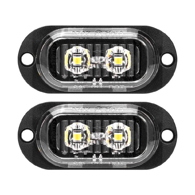 LED Strips Side Marker Lamp For Heavy Vehicles 12V-24V System Shock Resistant Lens Technology Safety Enhancement Light