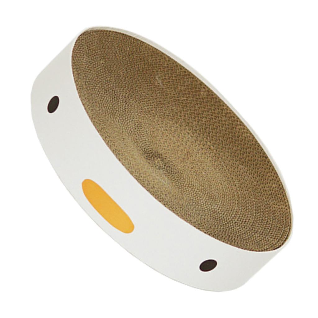 Cat Scratch Bed Round Wearable Cute Chicken Shape Portable Kitten Scratching Pad Bed for Winter