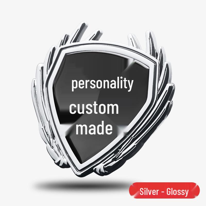 Metal Wing Badge & Decorative Sticker for Hongqi Tiangong 05/06/08 EH7 Car