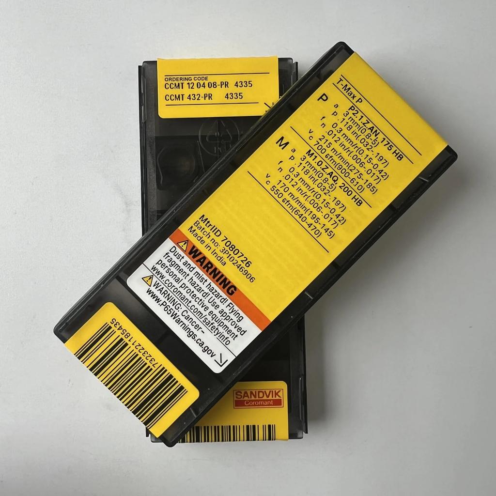 Original Sandvik / CCMT120408-PR 4335 /CNC lathe carbide blade tool 10 Pcs