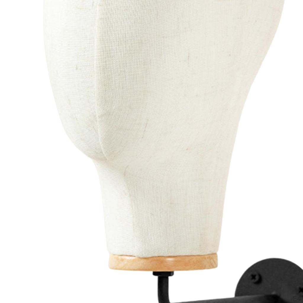 Canvas Mannequin Head Display for Wigs And Hats In Home Or Salon