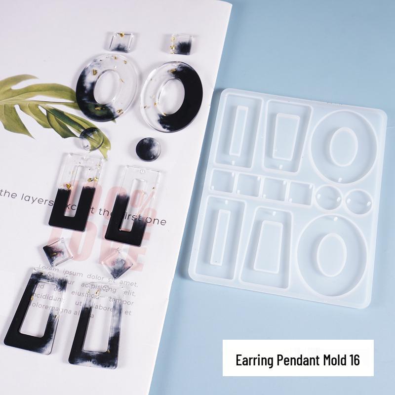 Poppy DIY Irregular Crystal Epoxy Earring & Pendant Silicone Mold Set