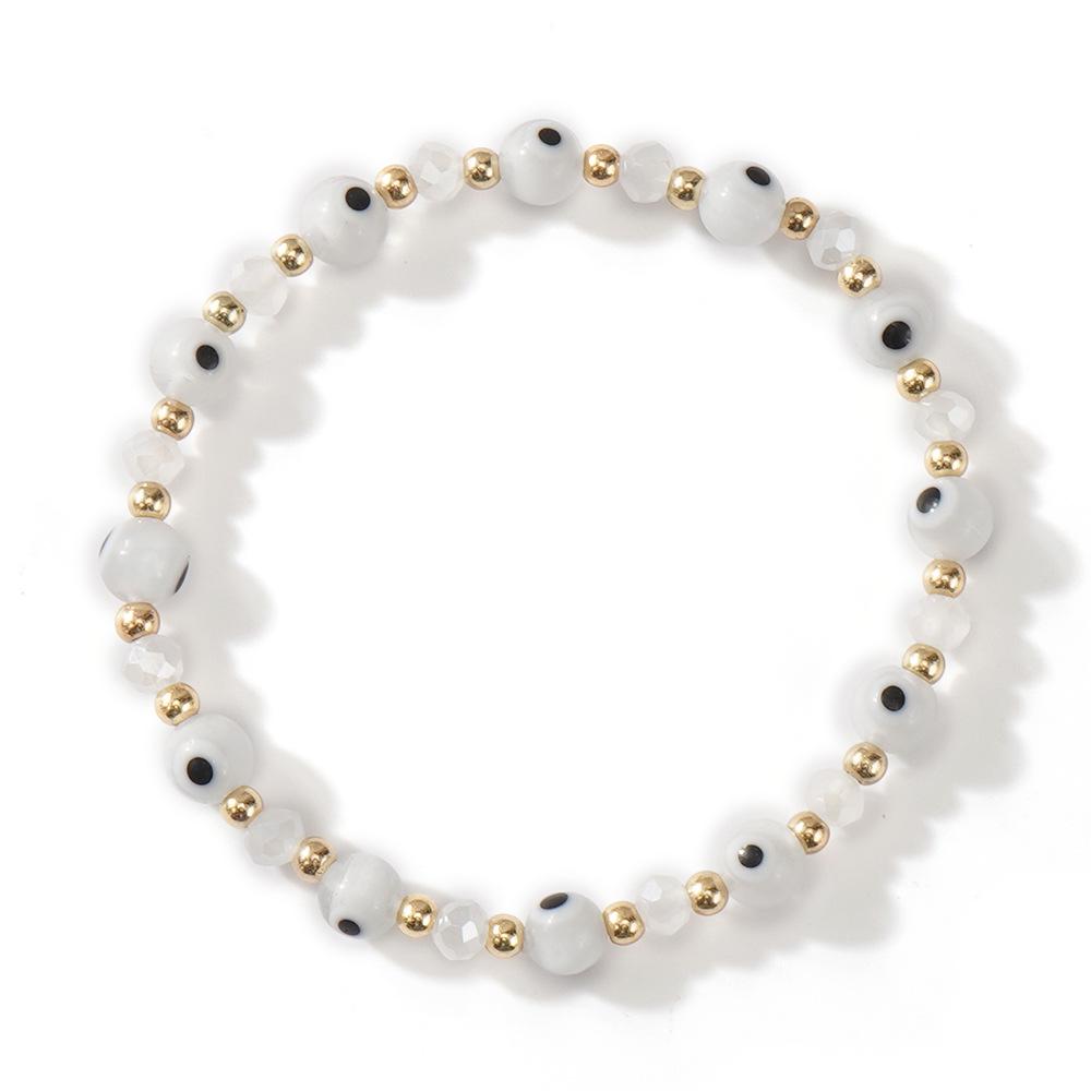 Colorful Evil Eye Beaded Bracelet: Stylish Design for Everyday Wear