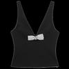 Fashion Style 2024 Spring New Arrival Women's Sling Jewelry Bowknot Decoration Short Top 2805777 800