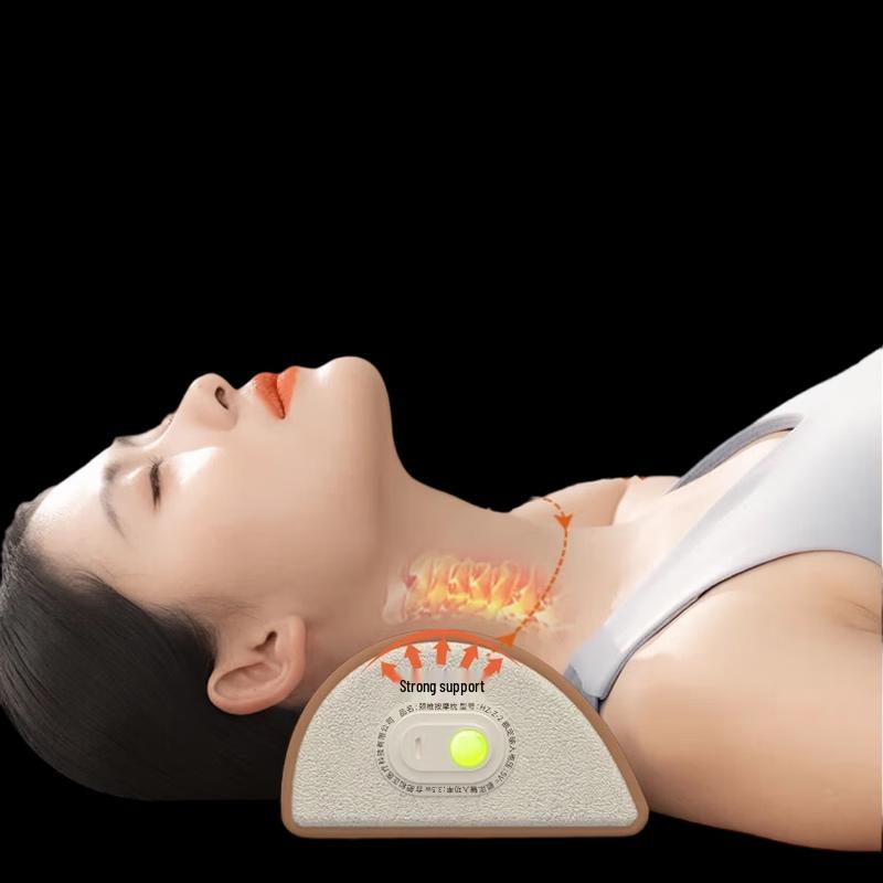 HEZHENG Portable Heated Neck Massager Pillow