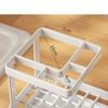 Multi-function Cosmetics Storage Rack Quick-dry Toothpaste Shelf  Electric Toothbrush