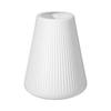 Nordic White Plastic Flower Vase with Artificial Flowers and Water-holding Capability