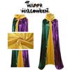Chic Halloween Adult Hooded Cloak In Various Colors For Spooky Vampire Bride Looks