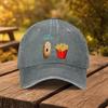 Funny Potato French Fries Baseball Cap Washed Cotton Adjustable Streetwear Hat for Unisex
