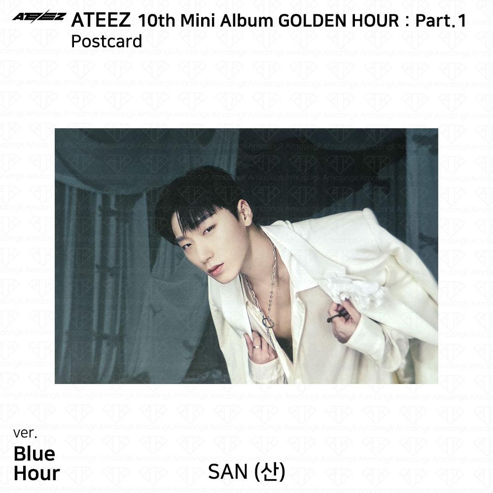 ATEEZ Al 10-lea Mini Album Ora de Aur Part.1 Photobook Ver Photocard Carte poștală KPOP