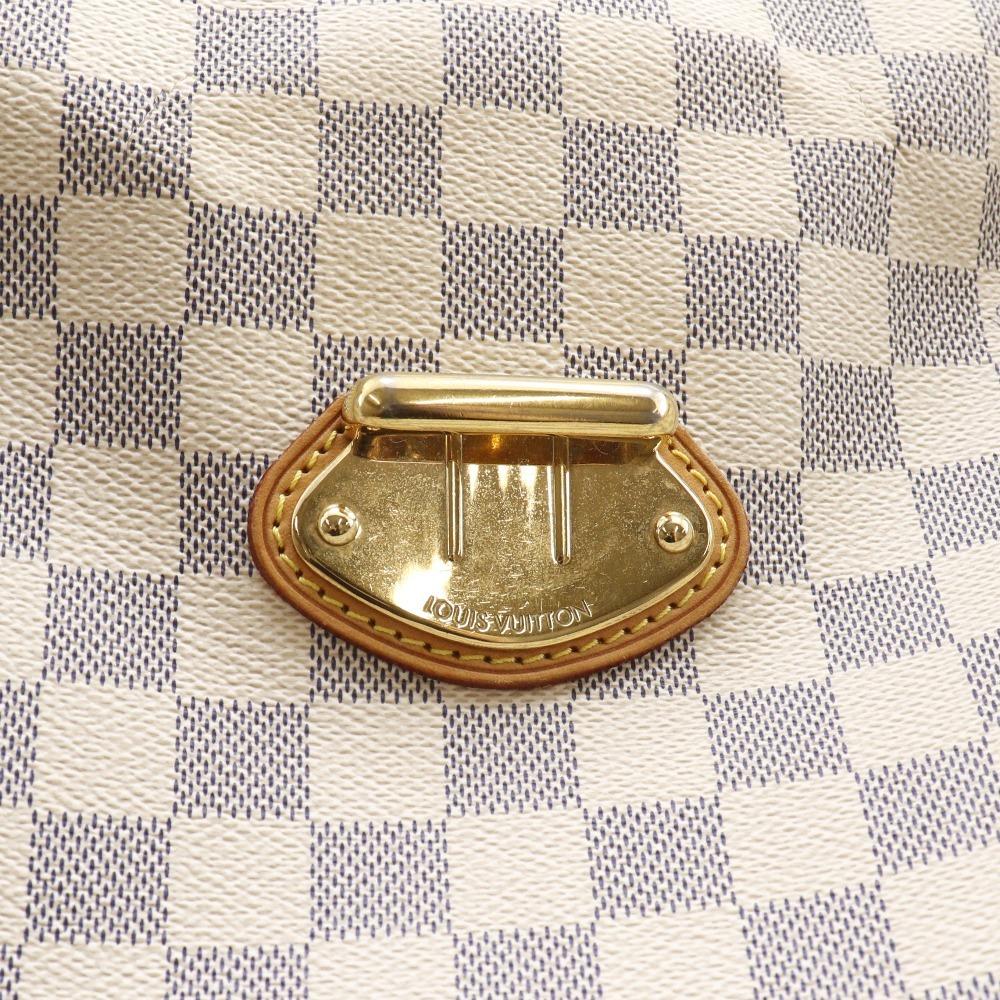 LOUIS VUITTON Stresa GM Tote Bag N42221 White Damier Azur Canvas Women Used