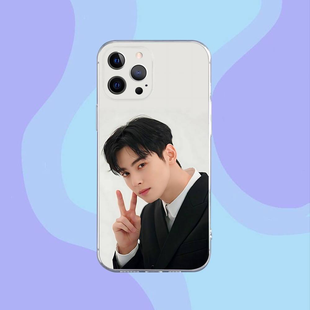 

Singer Cha E-EunWoo Phone Case For iPhone 17,16,15,14,13,12,11 Pro,Max,Plus,X,XS,XR,SE4,E Mini Transparent Soft Cover iPhone17Pro