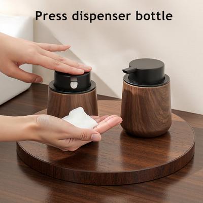 250ML Foaming Soap Dispenser Refillable Foam Hand Soap Shampoo Shower Gel Facial Cleanser Container Bathroom Empty Press Pump Bottle